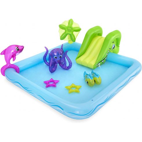 Bestway Fantastic Aquarium Play Pool Basen Dmuchany. 239 x 206 x 86 cm Plac zabaw Bestway Fantastic Aquarium Play Pool Basen Dmuchany. 239 x 206 x 86 cm Plac zabaw