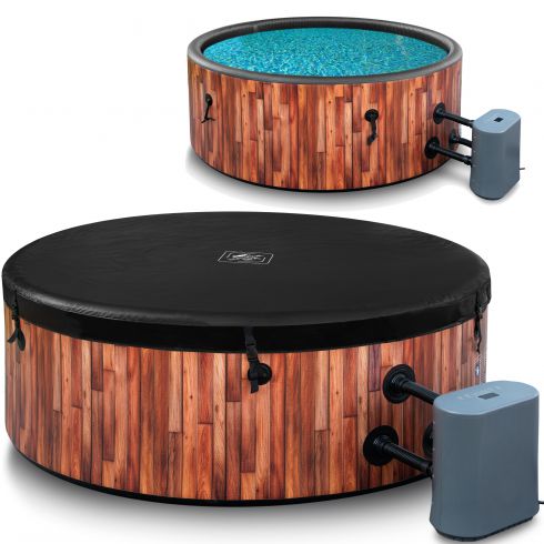 COIL SPA dmuchana wanna ogrodowa basen z hydromasażem 6 osób 2024 teak COIL SPA dmuchana wanna ogrodowa basen z hydromasażem 6 osób 2024 teak