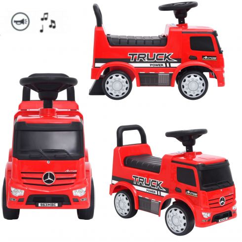 COIL Jeździk pchacz chodzik 3w1 Autko Mercedes Truck dla dzieci czerwony COIL Jeździk pchacz chodzik 3w1 Autko Mercedes Truck dla dzieci czerwony