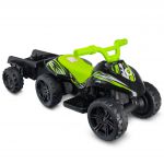 COIL Quad mini na akumulator dla dzieci elektryczny pojazd z przyczepką zielony