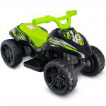COIL Quad mini na akumulator dla dzieci elektryczny pojazd z przyczepką zielony