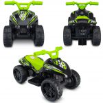 COIL Quad mini na akumulator dla dzieci elektryczny pojazd z przyczepką zielony