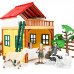 COIL Zestaw figurki farma zwierząt dla dzieci zabawka duże gospodarstwo 50 elementów COIL Zestaw figurki farma zwierząt dla dzieci zabawka duże gospodarstwo 50 elementów