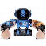 COIL Gra zręcznościowa dla dzieci strzelanie do celu Robot + 2 pistolet + 24 piłki niebieski COIL Gra zręcznościowa dla dzieci strzelanie do celu Robot + 2 pistolet + 24 piłki niebieski