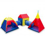 COIL Namiot dla dzieci domek Tipi do domu ogrodu wigwam + tunel zestaw 5w1 COIL Namiot dla dzieci domek Tipi do domu ogrodu wigwam + tunel zestaw 5w1
