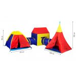 COIL Namiot dla dzieci domek Tipi do domu ogrodu wigwam + tunel zestaw 5w1 COIL Namiot dla dzieci domek Tipi do domu ogrodu wigwam + tunel zestaw 5w1