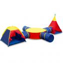 COIL Namiot dla dzieci domek Tipi do domu ogrodu wigwam + tunel zestaw 7w1