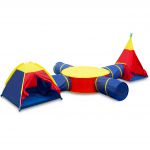 COIL Namiot dla dzieci domek Tipi do domu ogrodu wigwam + tunel zestaw 7w1 COIL Namiot dla dzieci domek Tipi do domu ogrodu wigwam + tunel zestaw 7w1