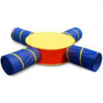 COIL Namiot dla dzieci domek Tipi do domu ogrodu wigwam + tunel zestaw 7w1 COIL Namiot dla dzieci domek Tipi do domu ogrodu wigwam + tunel zestaw 7w1