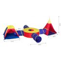 COIL Namiot dla dzieci domek Tipi do domu ogrodu wigwam + tunel zestaw 7w1