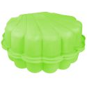COIL Piaskownica zamykana duża basen 2w1 muszelka plastikowa XXL pokrywa zielona