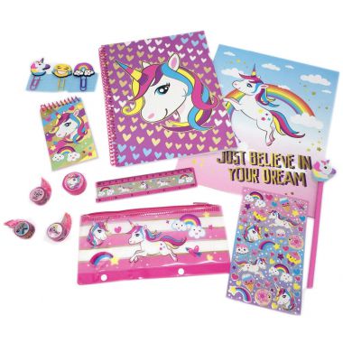 COIL Zestaw szkolny w etui 16w1 jednorożec Unicorn