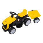 COIL Traktor na akumulator z przyczepką dla dzieci traktorek pojazd przyczepka żółty COIL Traktor na akumulator z przyczepką dla dzieci traktorek pojazd przyczepka żółty