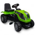 COIL Traktor na pedały z przyczepą ogromny traktorek duży dla dzieci jeździk 143cm zielony