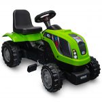 COIL Traktor na pedały z przyczepą ogromny traktorek duży dla dzieci jeździk 143cm zielony COIL Traktor na pedały z przyczepą ogromny traktorek duży dla dzieci jeździk 143cm zielony