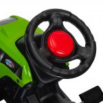 COIL Traktor na pedały z przyczepą ogromny traktorek duży dla dzieci jeździk 143cm zielony COIL Traktor na pedały z przyczepą ogromny traktorek duży dla dzieci jeździk 143cm zielony