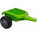 COIL Traktor na pedały z przyczepą ogromny traktorek duży dla dzieci jeździk 143cm zielony