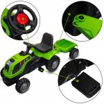 COIL Traktor na pedały z przyczepą ogromny traktorek duży dla dzieci jeździk 143cm zielony COIL Traktor na pedały z przyczepą ogromny traktorek duży dla dzieci jeździk 143cm zielony