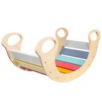 COIL Bujak Montessori bujaczek drewniany do balansowania huśtawka dla dzieci kolory COIL Bujak Montessori bujaczek drewniany do balansowania huśtawka dla dzieci kolory