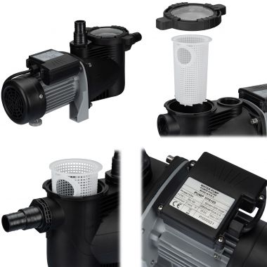 COIL Pompa cyrkulacyjna do basenu z filtrem wstępnym 600W 12000l/h samozasysająca