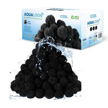 COIL Kulki filtracyjne Aqualoon BLACK do pompy piaskowej do basenu opakowanie 700g zastępuje 25kg piasku