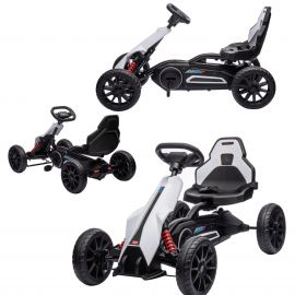 Spule Gokart für Kinder auf Pedale Leistung weiß