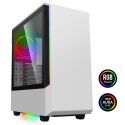 COIL Obudowa tower ATX MIDI USB 3.0 PC Komputerowa ARGB do komputera gaming szkło biała Panda T802