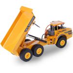 COIL Zdalnie sterowany samochód Auto RC pilot wywrotka ciężarówka VOLVO 1:16 żółta COIL Zdalnie sterowany samochód Auto RC pilot wywrotka ciężarówka VOLVO 1:16 żółta