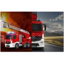 COIL Zdalnie sterowany samochód wóz strażacki Mercedes straż pożarna auto RC pilot LED