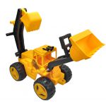 COIL Koparko-ładowarka duża ruchoma spychacz zabawka auto żółta COIL Koparko-ładowarka duża ruchoma spychacz zabawka auto żółta