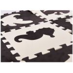 COIL Mata edukacyjna piankowa duża puzzle składana dla dzieci i niemowląt czarno-biała COIL Mata edukacyjna piankowa duża puzzle składana dla dzieci i niemowląt czarno-biała
