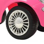 COIL Jeździk pchacz chodzik 3w1 autko dla dzieci samochód auto FIAT 500 licencja różowy COIL Jeździk pchacz chodzik 3w1 autko dla dzieci samochód auto FIAT 500 licencja różowy