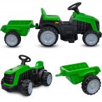 COIL Traktor na akumulator z przyczepką dla dzieci traktorek pojazd przyczepka zielony COIL Traktor na akumulator z przyczepką dla dzieci traktorek pojazd przyczepka zielony