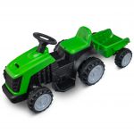 COIL Traktor na akumulator z przyczepką dla dzieci traktorek pojazd przyczepka zielony COIL Traktor na akumulator z przyczepką dla dzieci traktorek pojazd przyczepka zielony