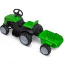 COIL Traktor na akumulator z przyczepką dla dzieci traktorek pojazd przyczepka zielony