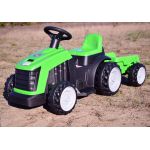COIL Traktor na akumulator z przyczepką dla dzieci traktorek pojazd przyczepka zielony COIL Traktor na akumulator z przyczepką dla dzieci traktorek pojazd przyczepka zielony