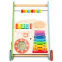 COIL Chodzik pchacz dla dzieci 3 kolory jeździk edukacyjny 2w1 drewniany