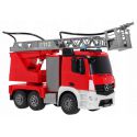 COIL Zdalnie sterowany samochód wóz strażacki Mercedes straż pożarna auto RC pilot LED