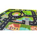 COIL Mata edukacyjna piankowa duża puzzle miasto ulice składana dla dzieci i niemowląt