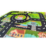 COIL Mata edukacyjna piankowa duża puzzle miasto ulice składana dla dzieci i niemowląt COIL Mata edukacyjna piankowa duża puzzle miasto ulice składana dla dzieci i niemowląt