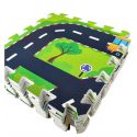 COIL Mata edukacyjna piankowa duża puzzle miasto ulice składana dla dzieci i niemowląt