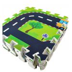COIL Mata edukacyjna piankowa duża puzzle miasto ulice składana dla dzieci i niemowląt COIL Mata edukacyjna piankowa duża puzzle miasto ulice składana dla dzieci i niemowląt