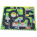 COIL Mata edukacyjna piankowa duża puzzle miasto ulice składana dla dzieci i niemowląt COIL Mata edukacyjna piankowa duża puzzle miasto ulice składana dla dzieci i niemowląt