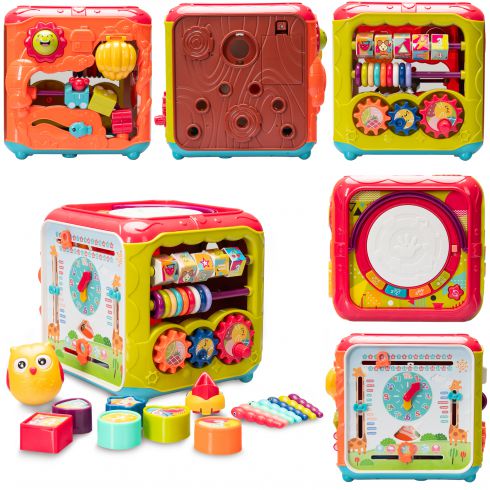 COIL Sorter układanka kostka edukacyjna klocki sensoryczna zabawka interaktywna czerwona COIL Sorter układanka kostka edukacyjna klocki sensoryczna zabawka interaktywna czerwona