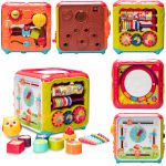 COIL Sorter układanka kostka edukacyjna klocki sensoryczna zabawka interaktywna czerwona COIL Sorter układanka kostka edukacyjna klocki sensoryczna zabawka interaktywna czerwona