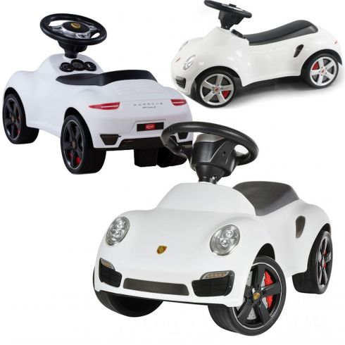 COIL Jeździk autko dla dzieci Porsche 911 Turbo S duży samochód auto klakson biały COIL Jeździk autko dla dzieci Porsche 911 Turbo S duży samochód auto klakson biały