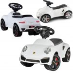 COIL Jeździk autko dla dzieci Porsche 911 Turbo S duży samochód auto klakson biały COIL Jeździk autko dla dzieci Porsche 911 Turbo S duży samochód auto klakson biały