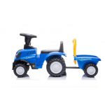 COIL Jeździk pchacz chodzik traktor New Holland z przyczepką dla dzieci niebieski COIL Jeździk pchacz chodzik traktor New Holland z przyczepką dla dzieci niebieski