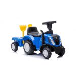 COIL Jeździk pchacz chodzik traktor New Holland z przyczepką dla dzieci niebieski COIL Jeździk pchacz chodzik traktor New Holland z przyczepką dla dzieci niebieski