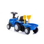 COIL Jeździk pchacz chodzik traktor New Holland z przyczepką dla dzieci niebieski COIL Jeździk pchacz chodzik traktor New Holland z przyczepką dla dzieci niebieski